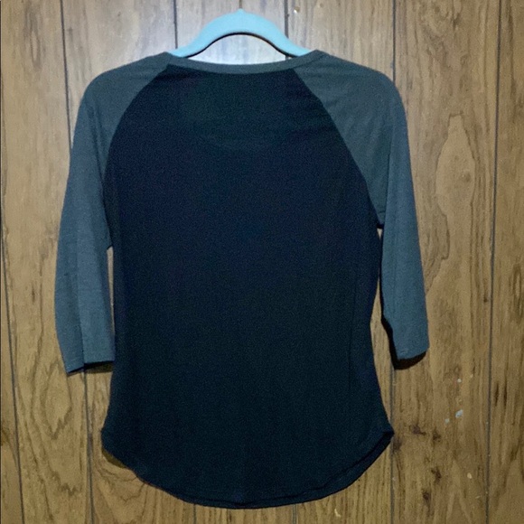 Peanuts Black Long Sleeve Top with Snoopy Graphic - Picture 3 of 4